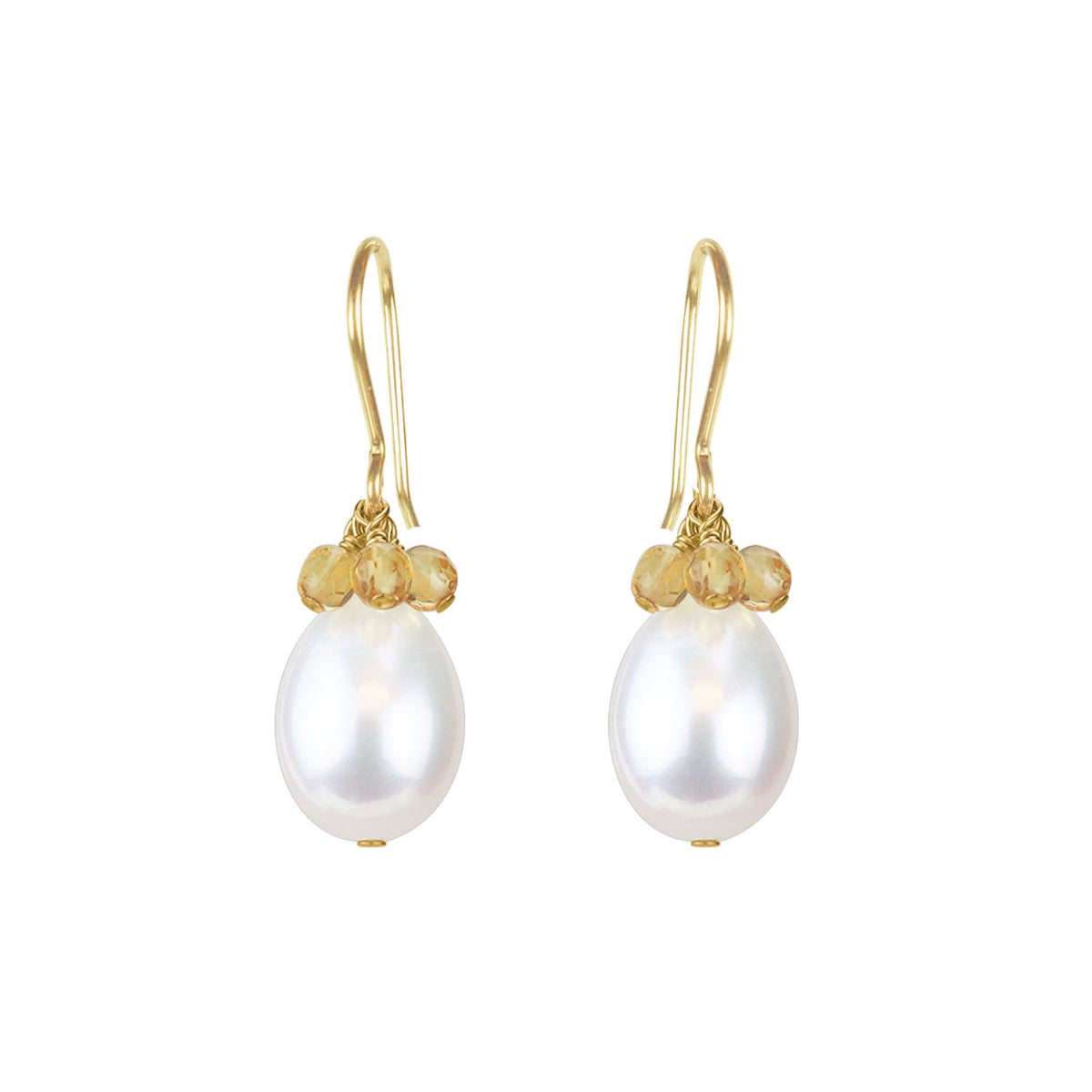 Pearl & Cluster Earrings
