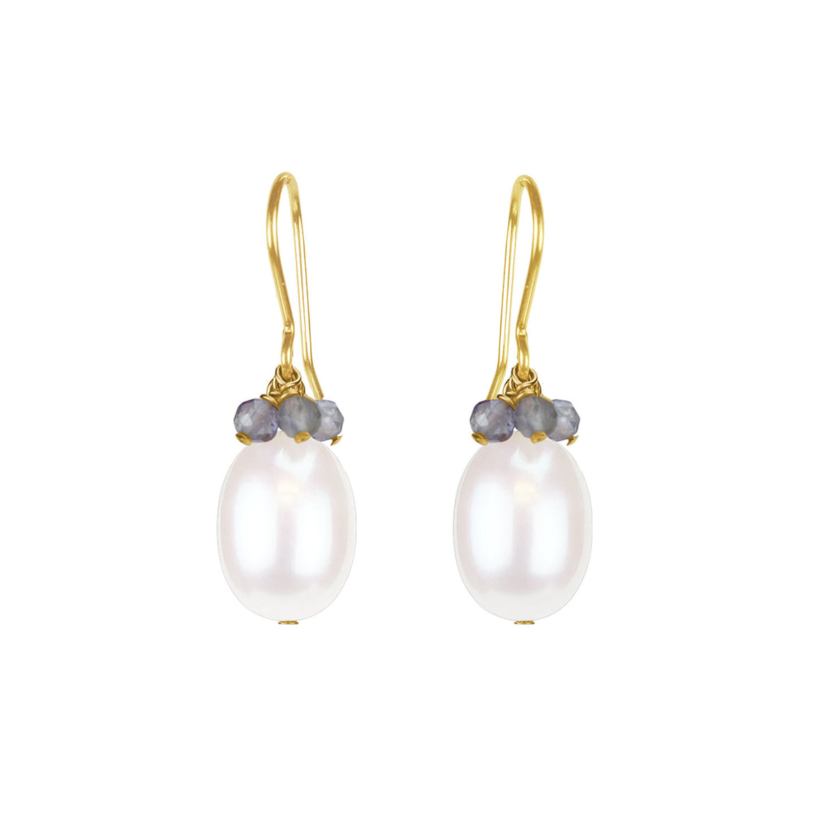 Pearl & Cluster Earrings