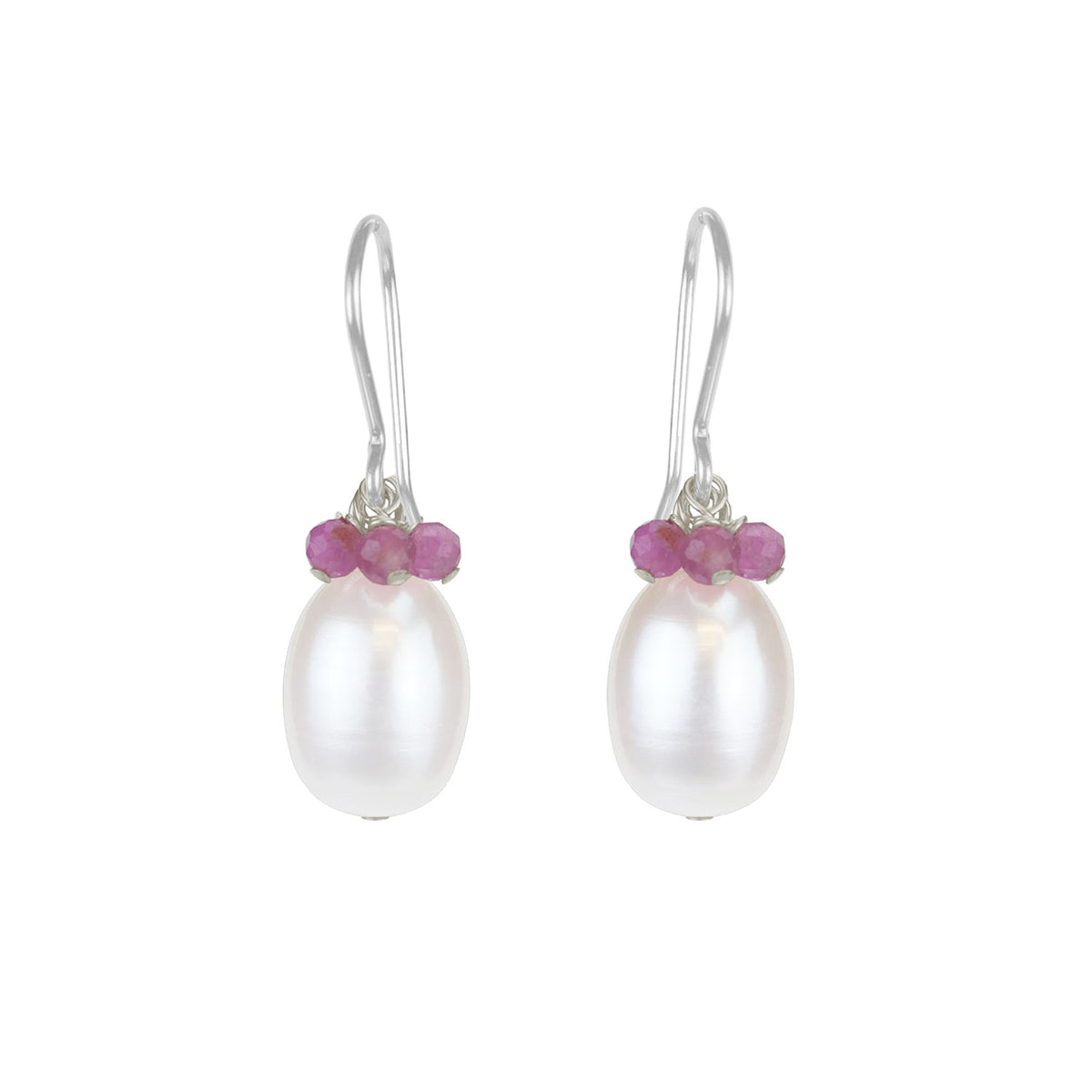 Pearl & Cluster Earrings