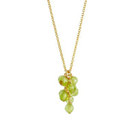 Grape Cluster Pendant Necklace