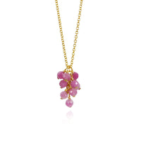 Grape Cluster Pendant Necklace