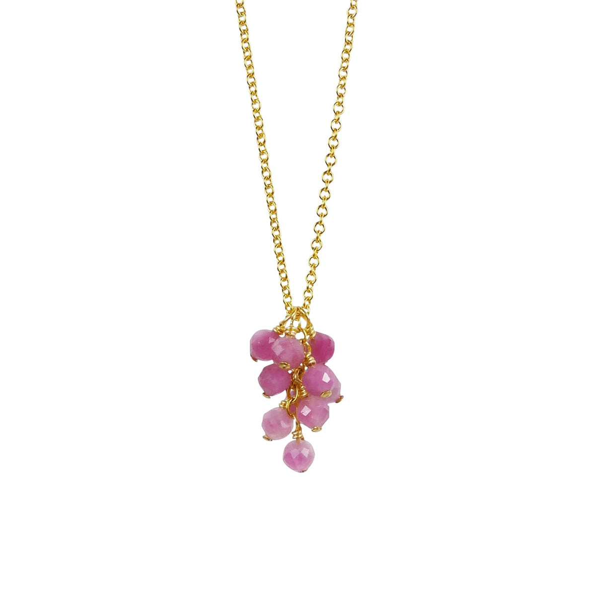 Grape Cluster Pendant Necklace