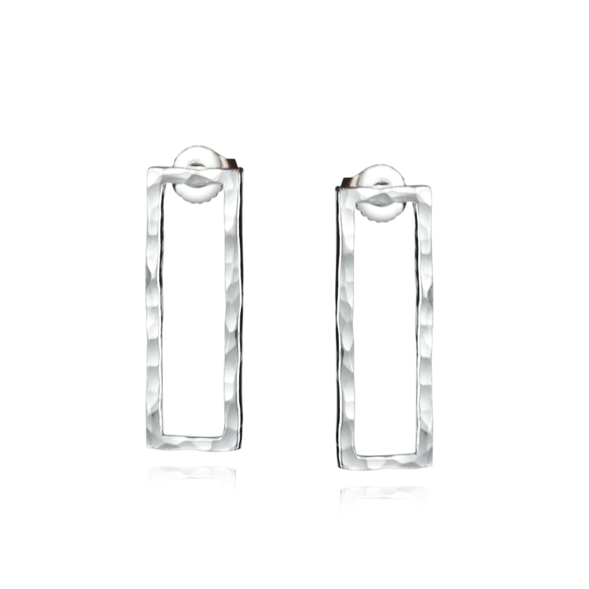 Rectangle Stud Earrings