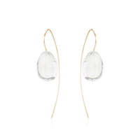 Smooth Teardrop Wire Earrings
