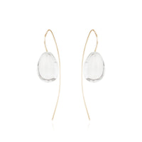 Smooth Teardrop Wire Earrings