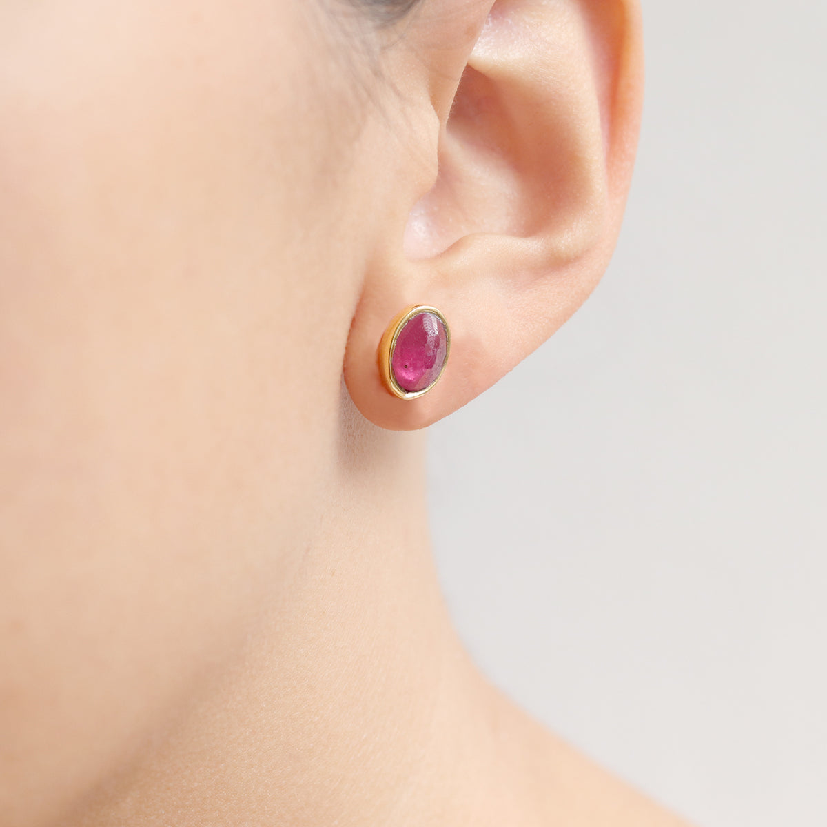 Ruby Stud Earrings