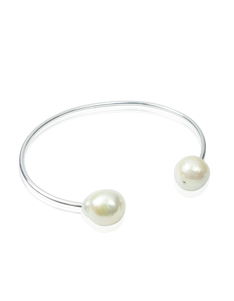 White Pearl Bangle