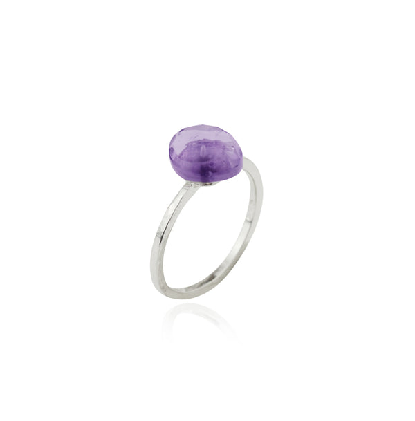 Faceted Nugget Ring