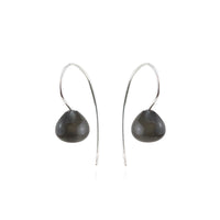 Smooth Gem Drop Earrings