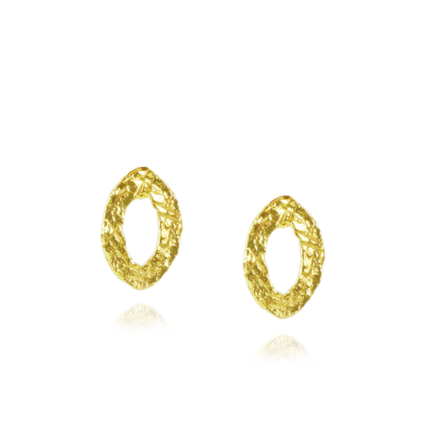 Small Metallic Stud Earrings