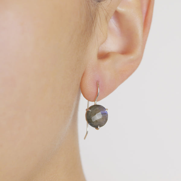 Faceted Gemstone Earrings