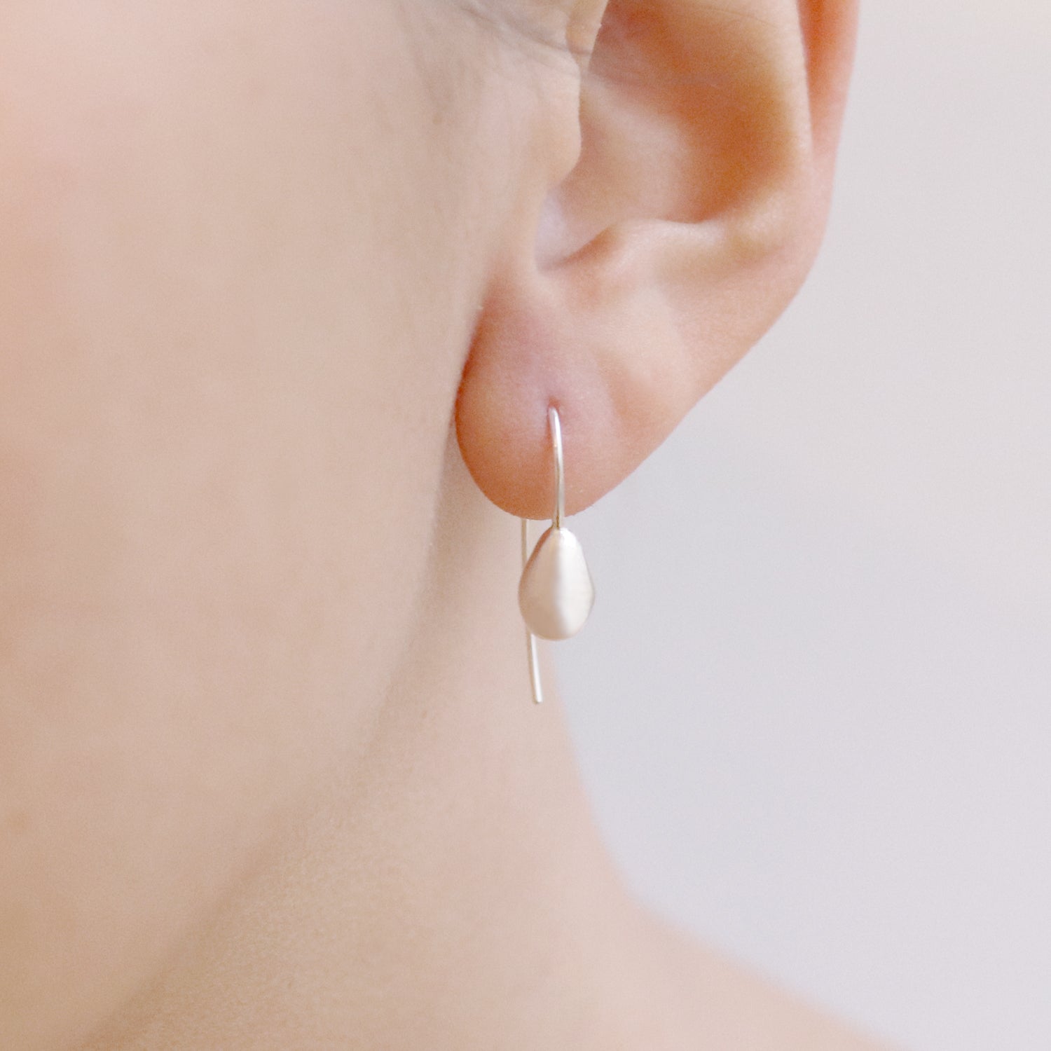 Small Nugget Fish Hook Earrings – Mounir Jewellery