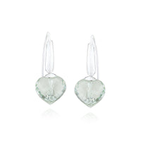 Faceted Gem Drop Earring