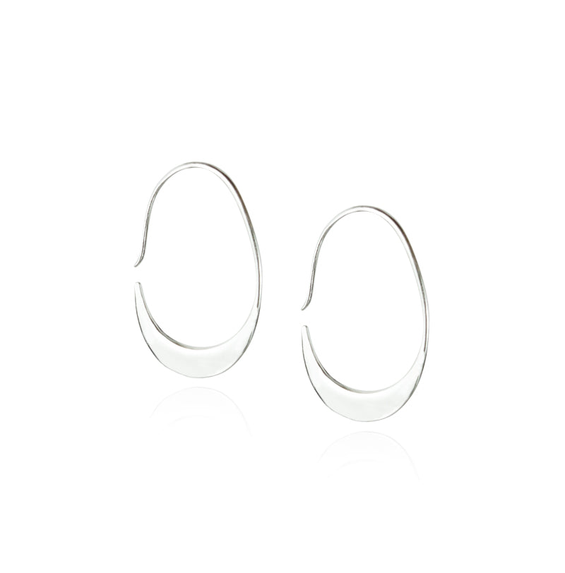 Modern Crescent Earrings