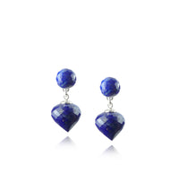 Double Gem Drop Earrings