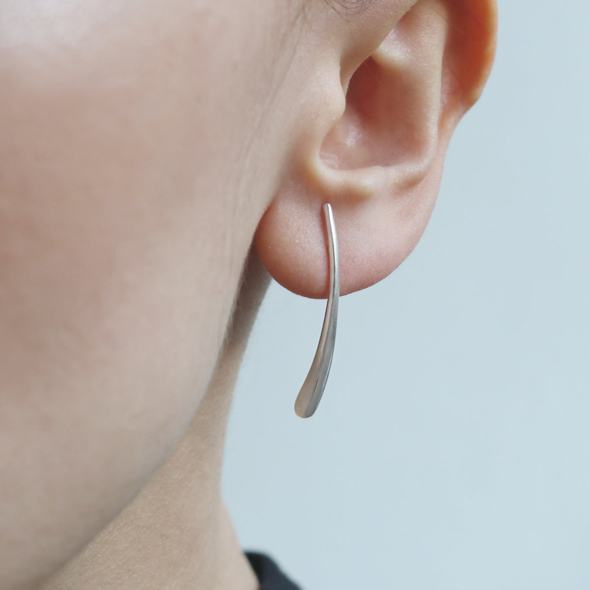 Silver Teardrop Earrings