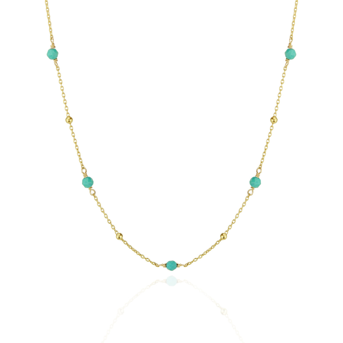 Beaded Satellite Chain Necklace