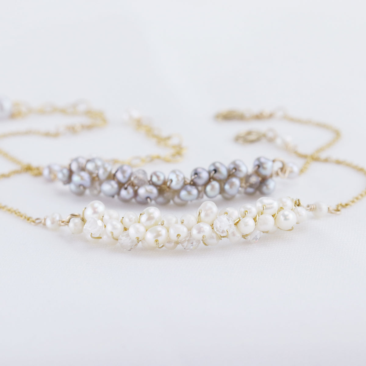 Pearl Clustered Bracelet