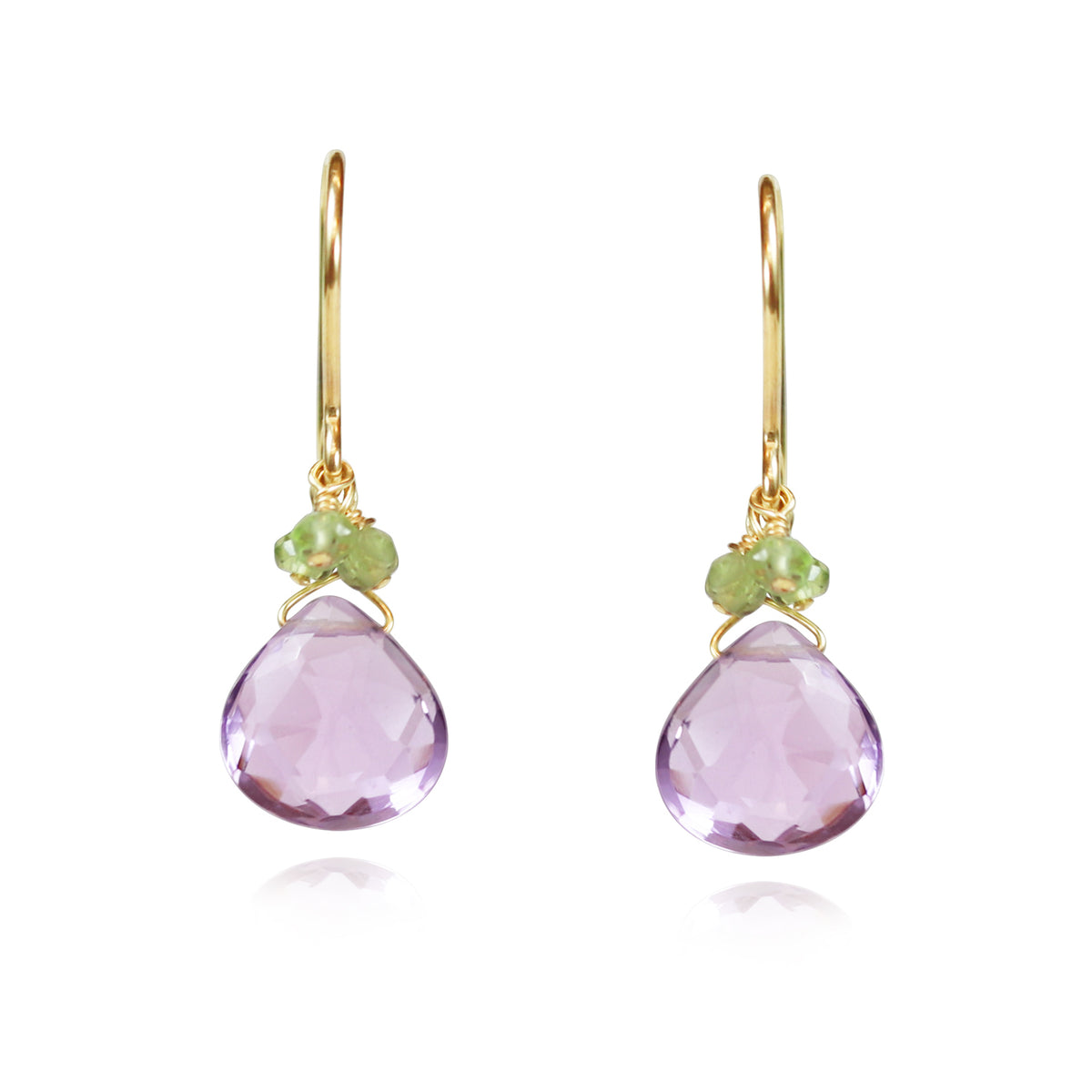 Dainty Gem Drop Earrings