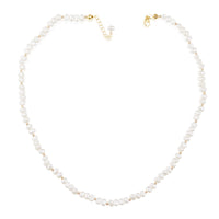 Gold Bead & Pearl Necklace